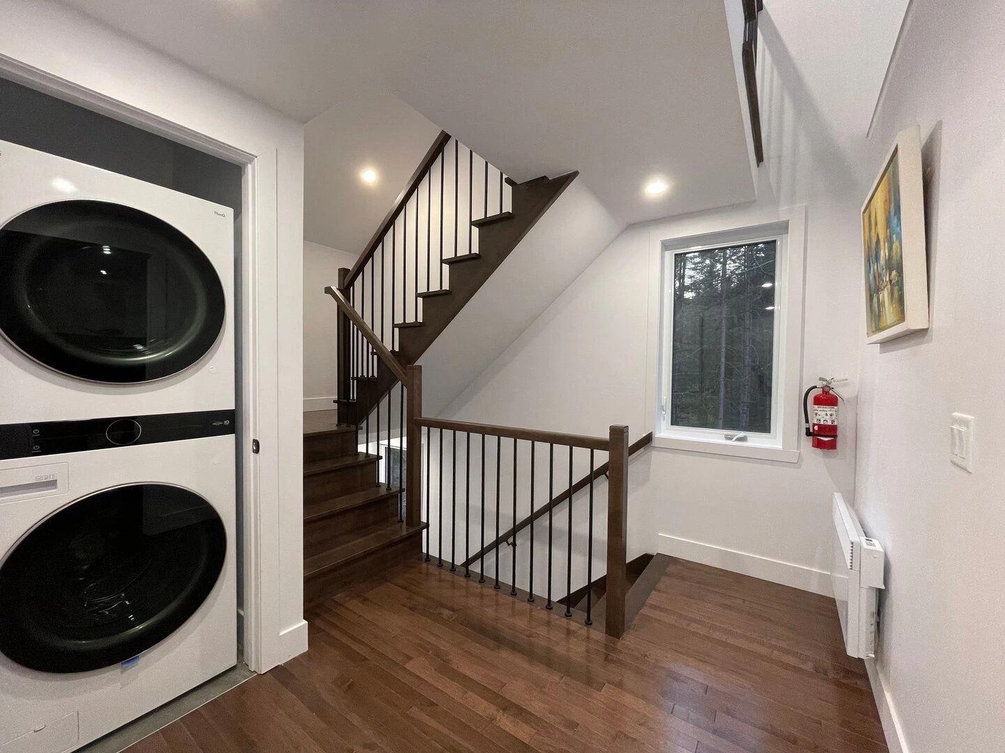Hallway and staircase of Le Bellissime chalet