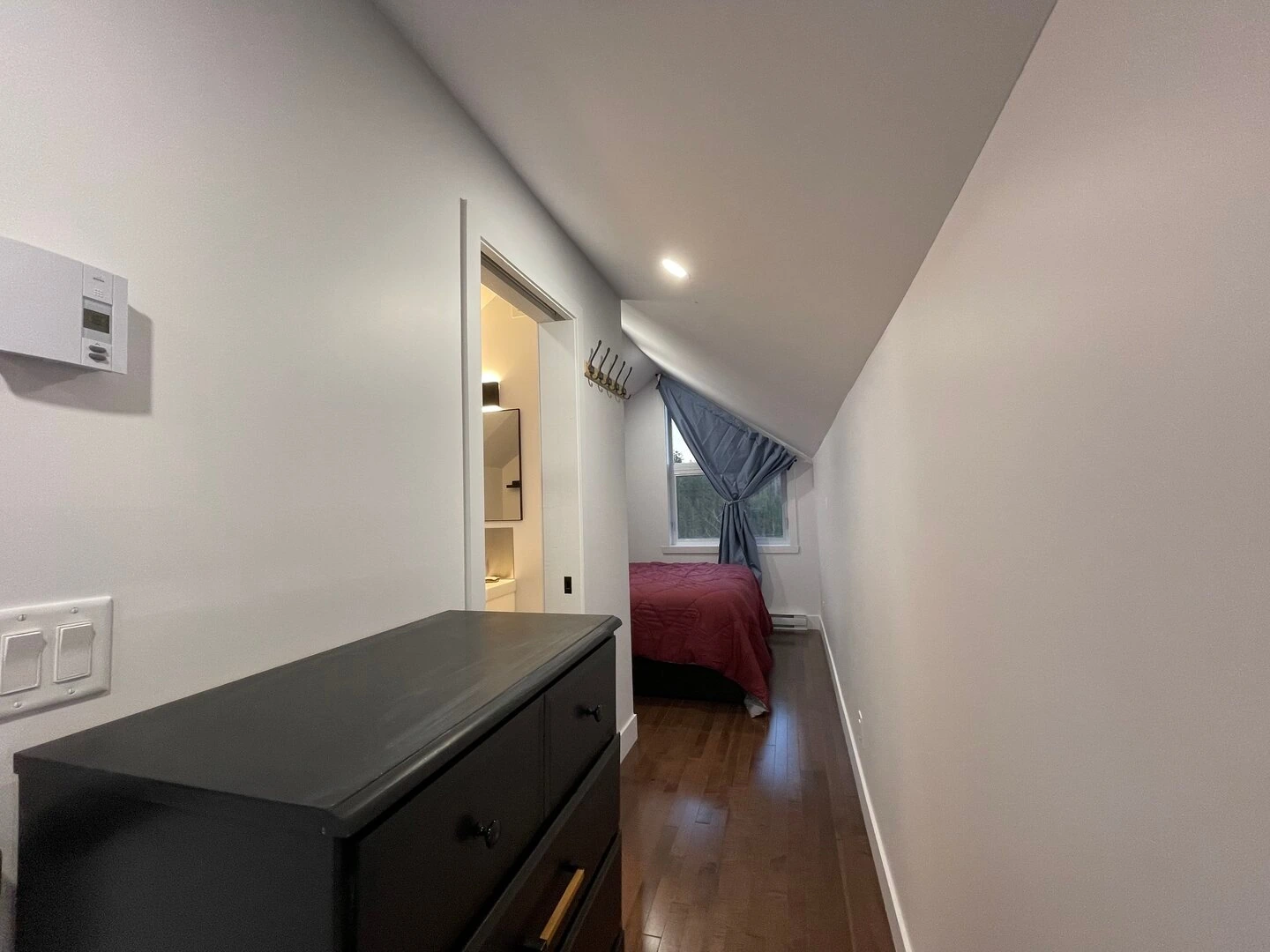 Hallway leading to bedroom 4 at Le Bellissime chalet