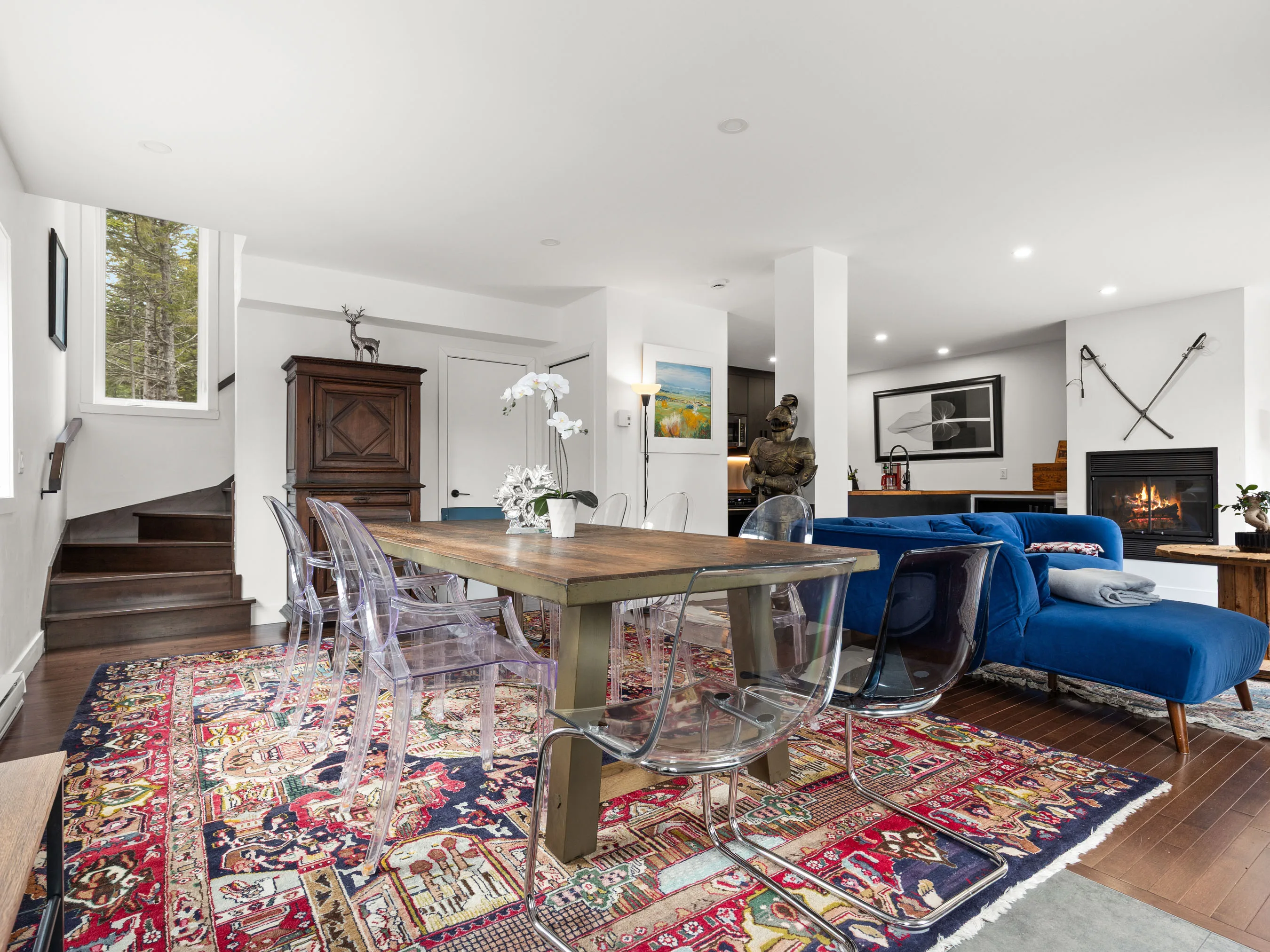 Living area of Le Bellissime chalet