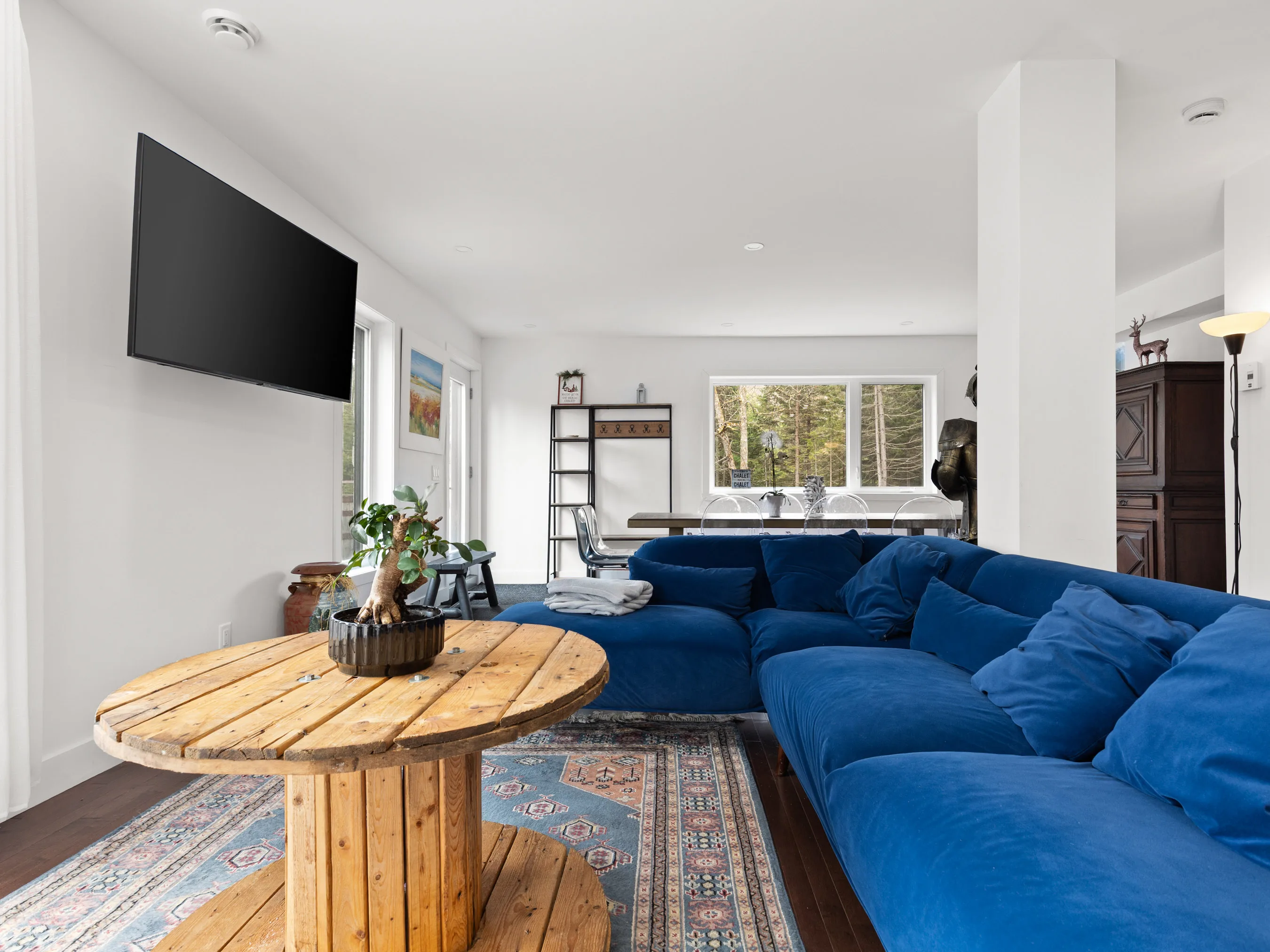 Living room of Le Bellissime chalet
