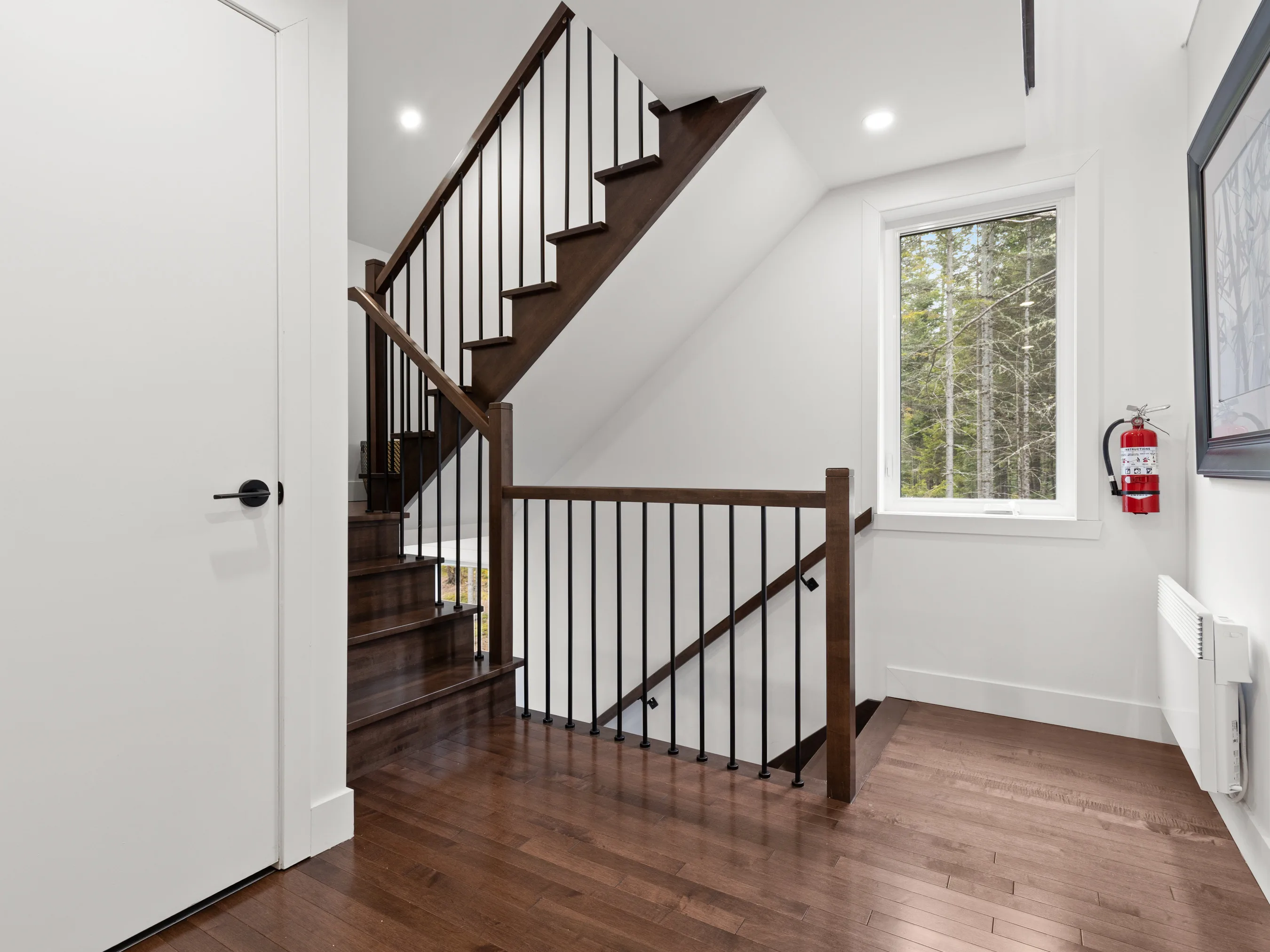 Staircase and landing of Le Bellissime chalet