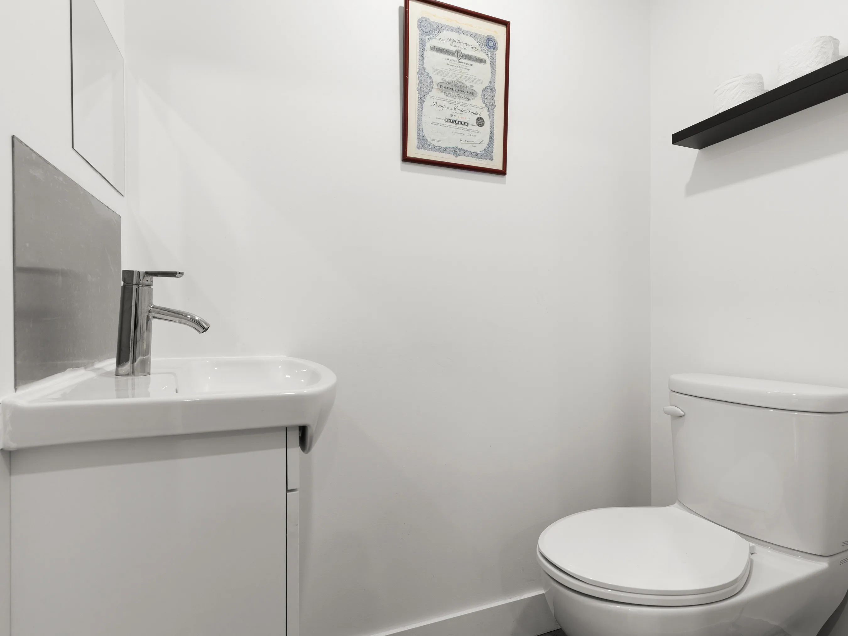 Upstairs toilet of Le Bellissime chalet