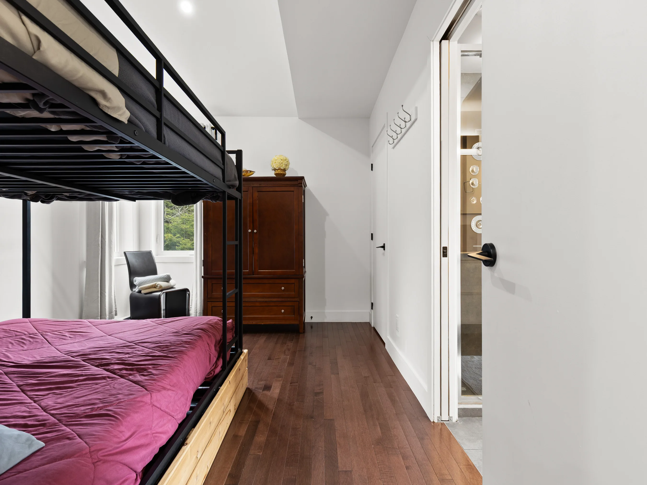 Bedroom with bunk beds at Le Bellissime chalet