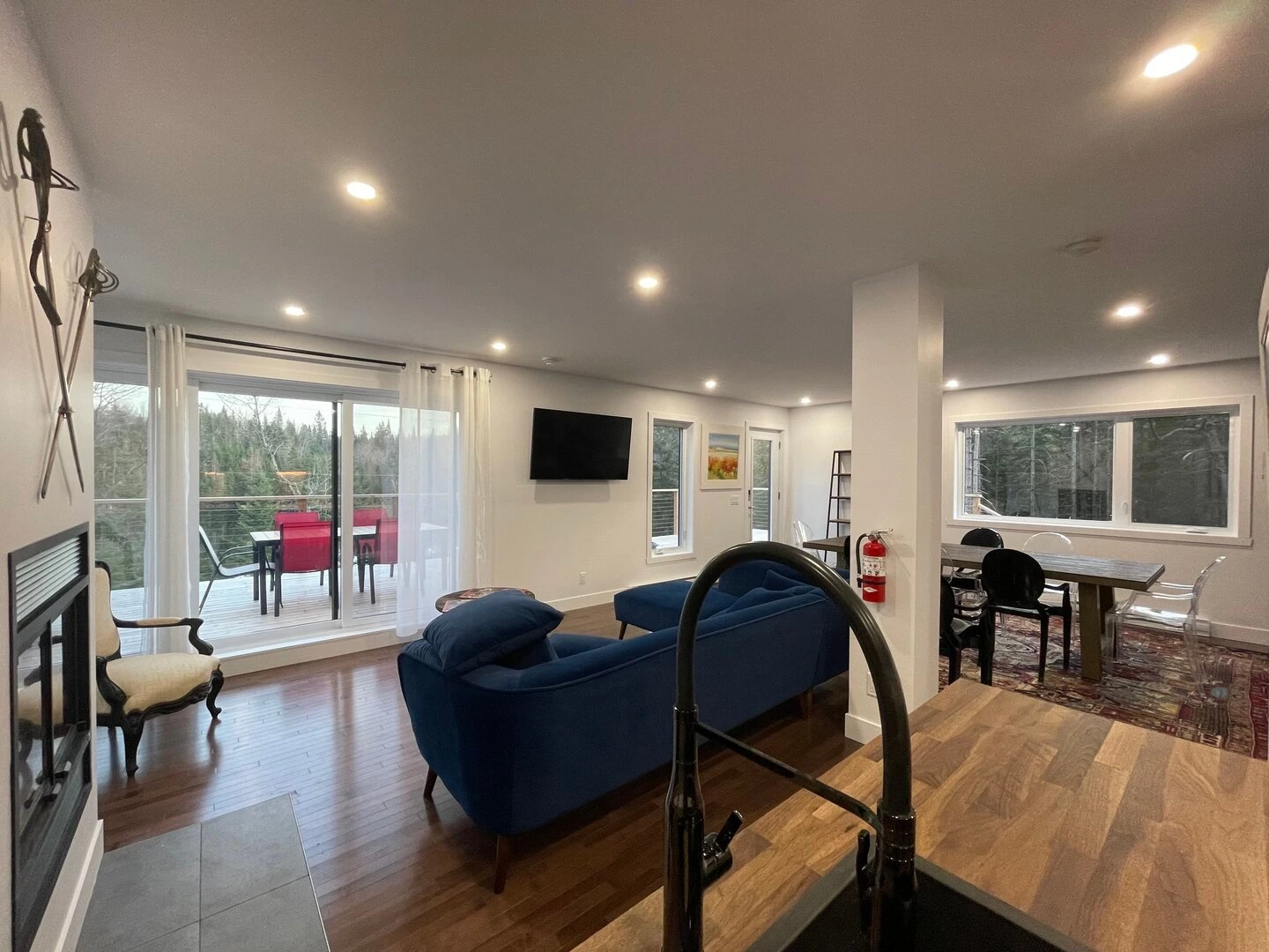 Entrance area of Le Bellissime chalet