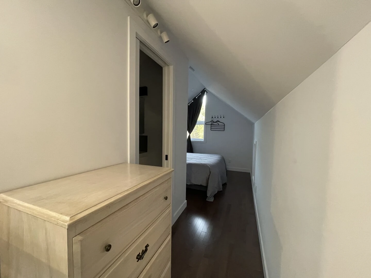 Hallway leading to bedroom 4 at Le Céleste chalet