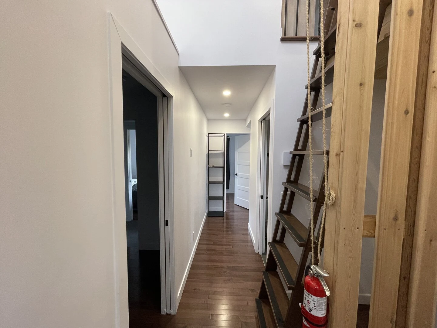 Interior hallway of Le Céleste chalet