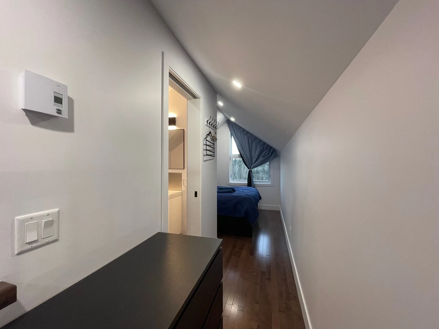 Hallway leading to bedroom 4 at Le Haut Perché chalet