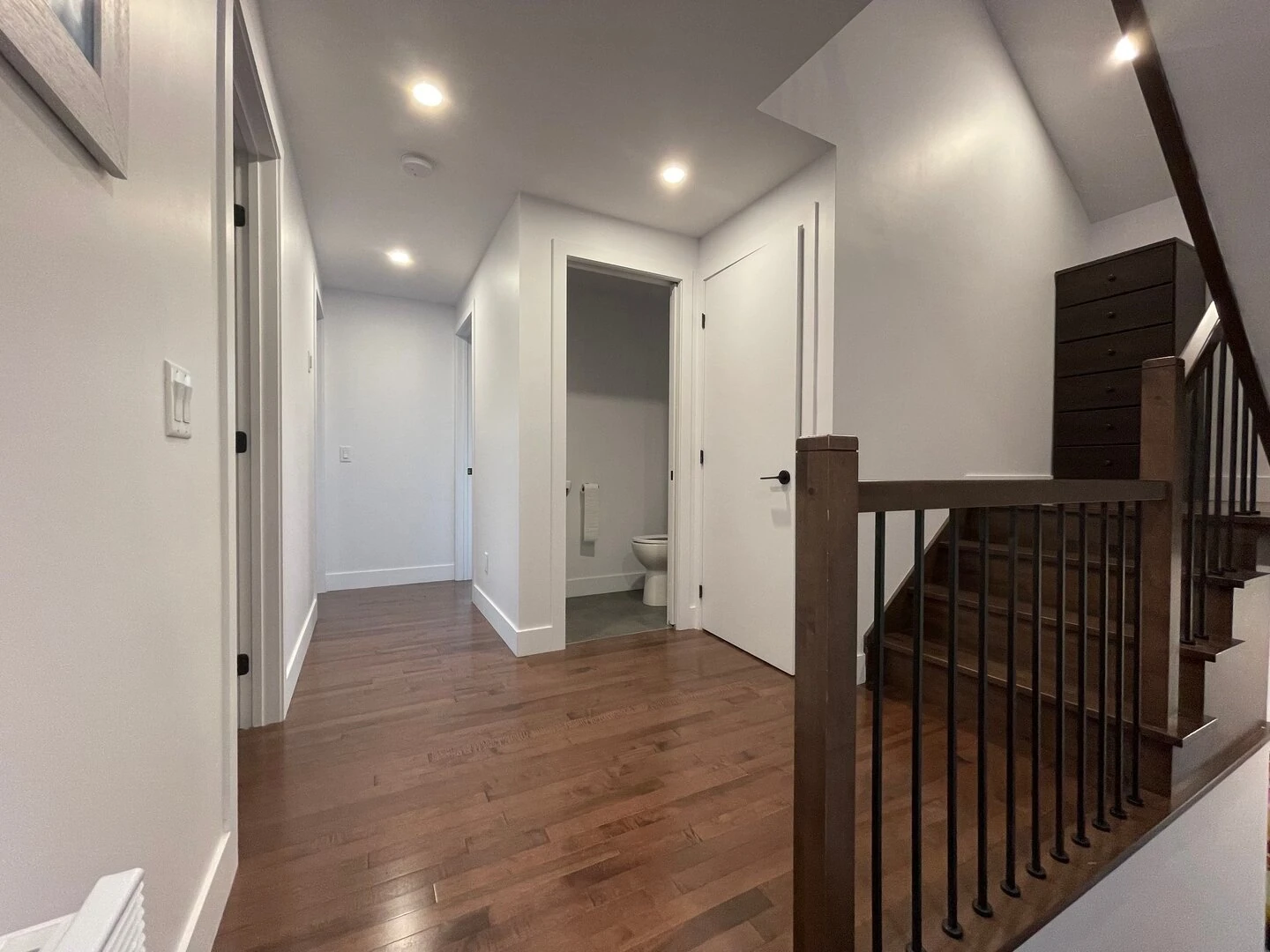 Interior hallway of Le Haut Perché chalet
