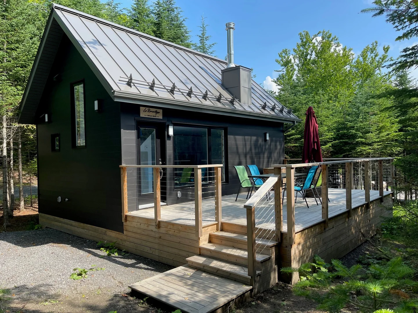 Exterior view of Le Romantique chalet