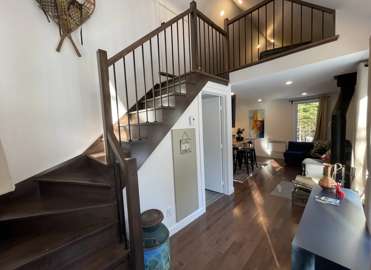 Entrance of Le Romantique chalet