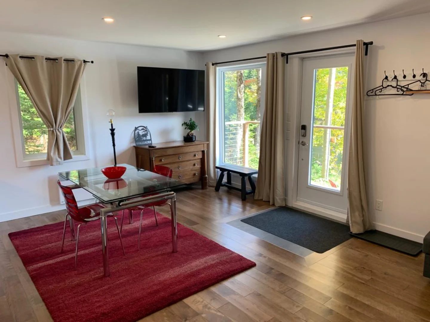 Living room of Le Tête à Tête chalet