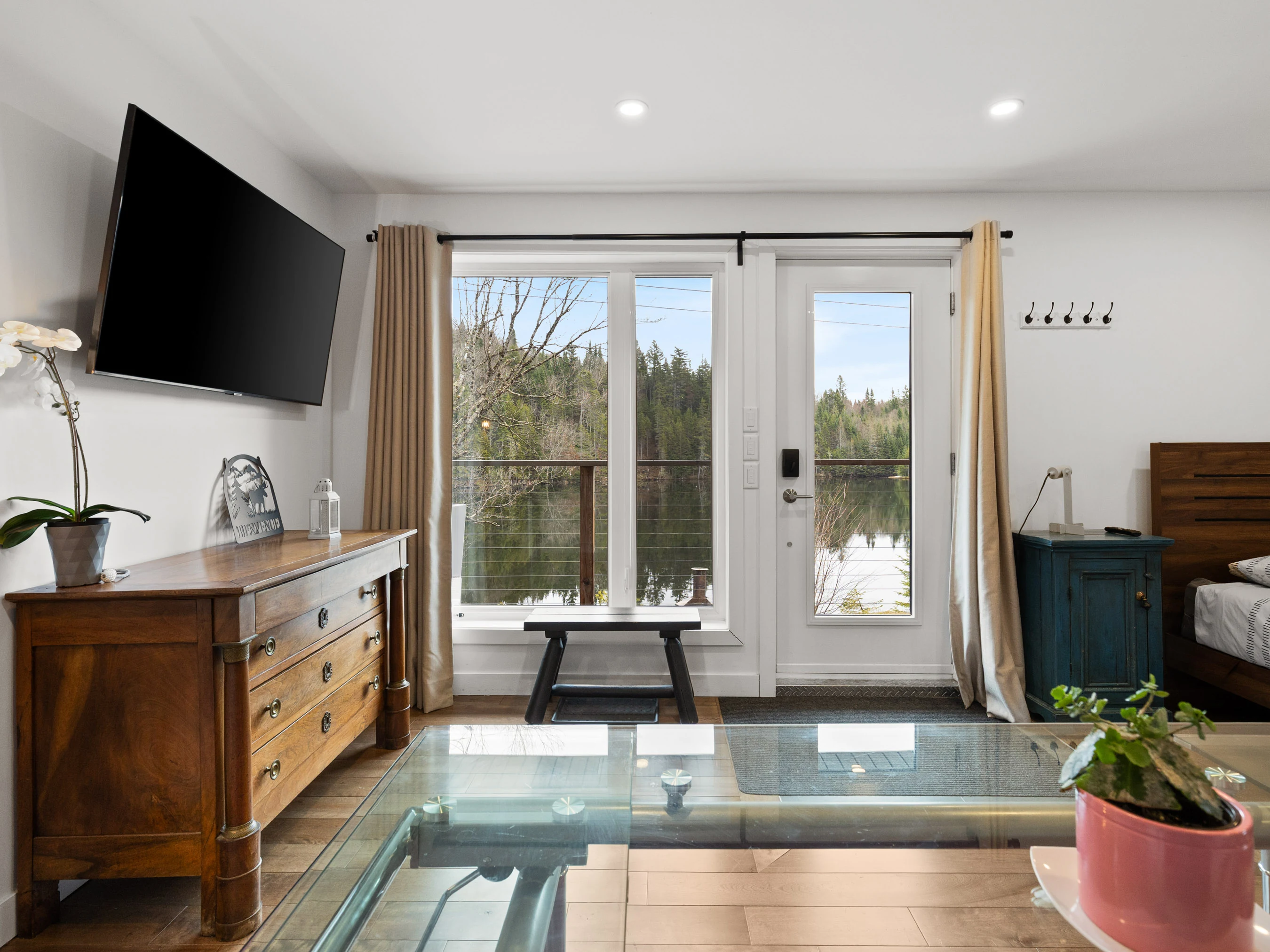 Vue intérieure du chalet Le Tête à Tête